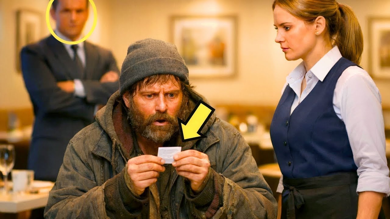 PRZEDSIĘBIORCA PRZEBRAŁ SIĘ ZA ŻEBRAKA BY TESTOWAĆ KELNERKĘ… ALE DOSTAJE KARTKĘ KTÓRA ZMIENIA TO