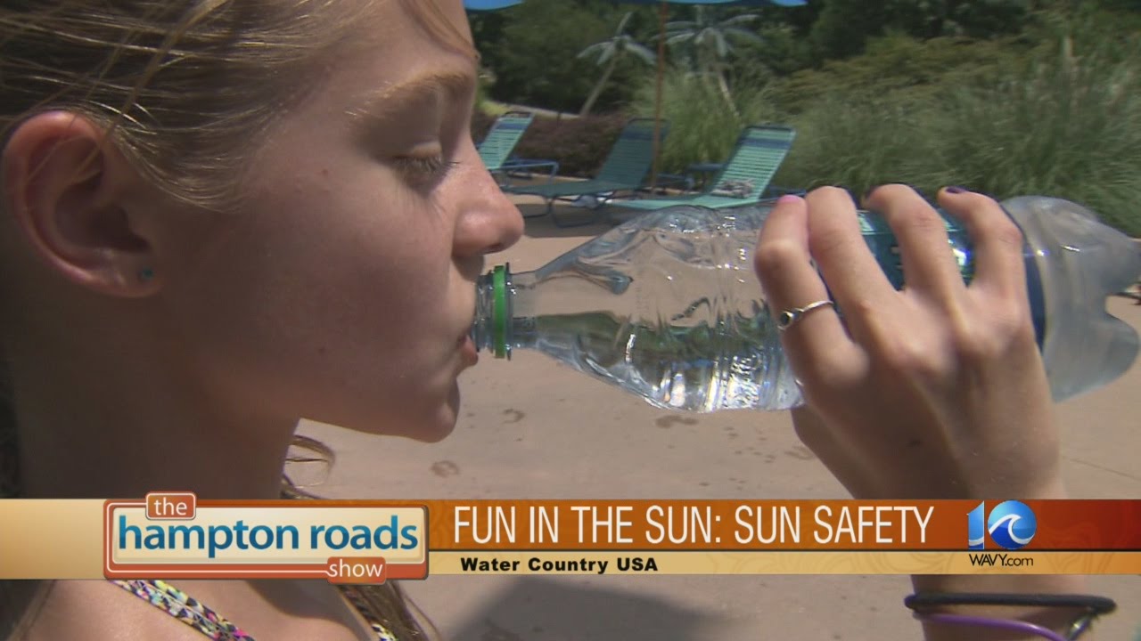 Sun safety tips from the folks at Water Country USA in Williamsburg .