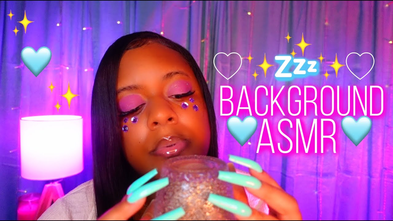 the best background ASMR to study, sleep, relax, work, read & game to💗🤫✨~(no talking 💜✨)