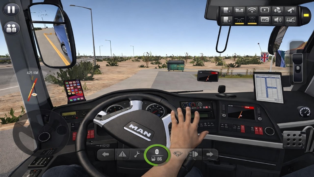 Luxury MAN Bus Driving in the Desert | Bus Simulator Ultimate Gameplay