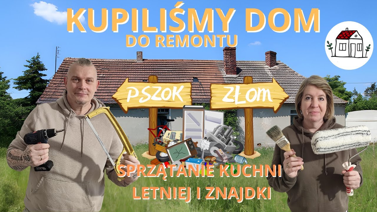OCZYSZCZANIE KUCHNI LETNIEJ i SKARBY ZE STRYCHU NA SIEDLISKU 🏡