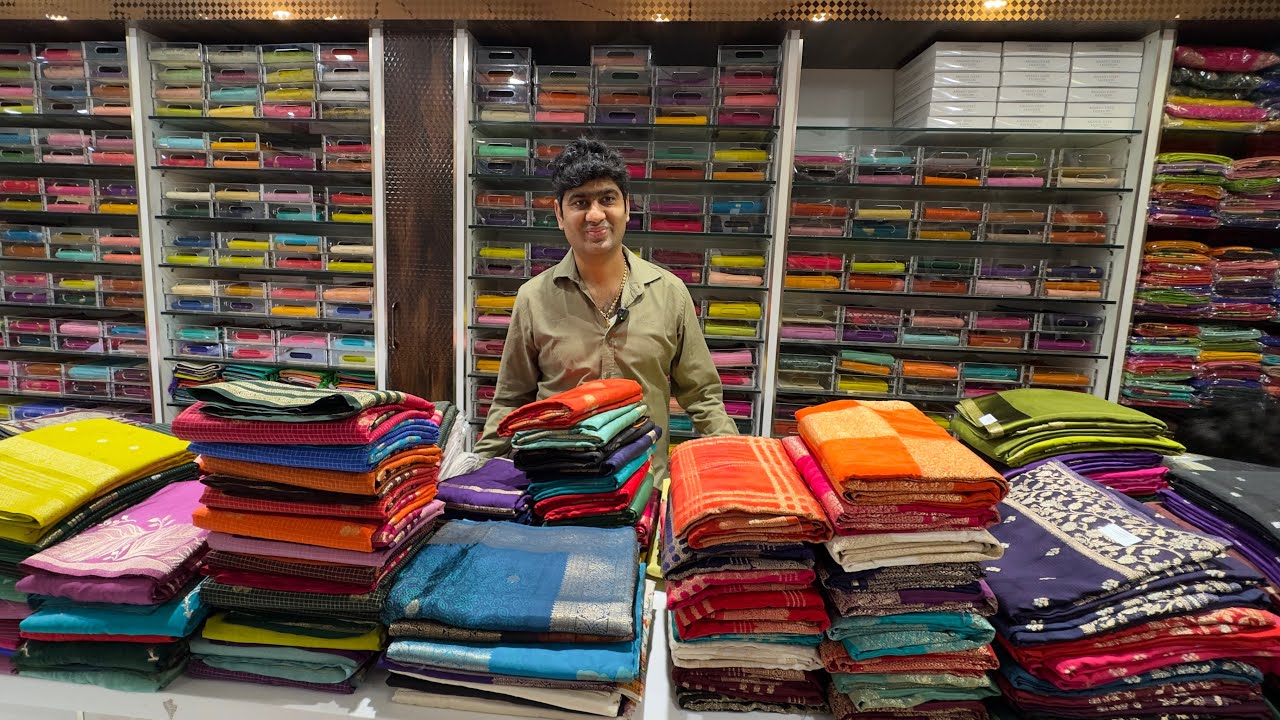 Exclusive Banarasi Saree Collections from Anand Deep Fashion Rajajinagar |Biggest Showroom Bangalore