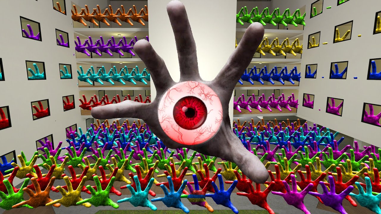ALL FULL SCARY HANDS EYE, NICO'S NEXTBOT, 2D NEXTBOTS, OBUNGA NETBOT NEW UPDATE In Garry's Mod 
