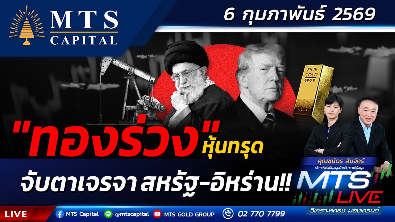 ทองร่วง หุ้นทรุด จับตาเจรจา สหรัฐ-อิหร่าน!! | MTS LIVE
