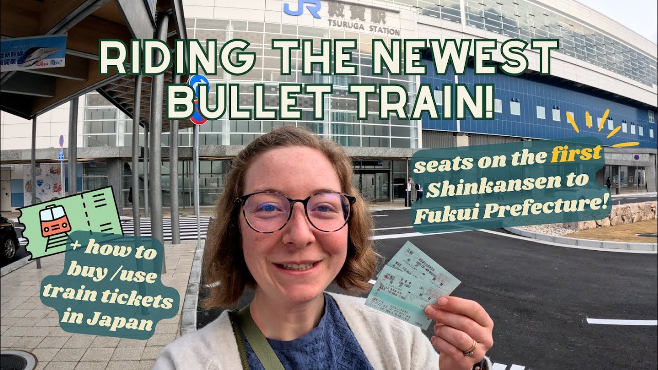 We rode the first bullet train to Fukui Prefecture! 🚅 Hokuriku Shinkansen extension to Tsuruga 北陸新幹線