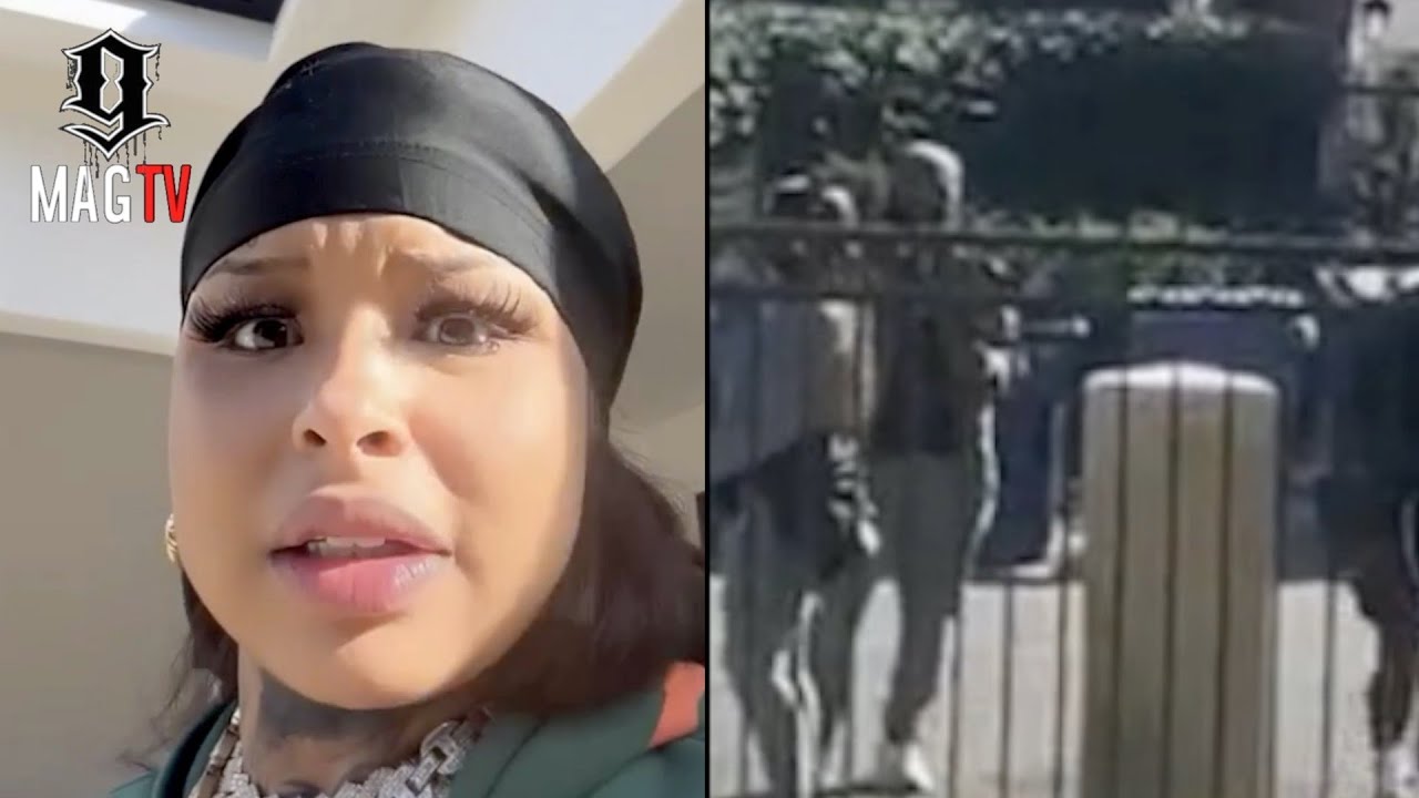 Chrisean Rock Freaks Out After Blueface Mom Karlissa Shows Up To Her Front Door To See Junior! 😱