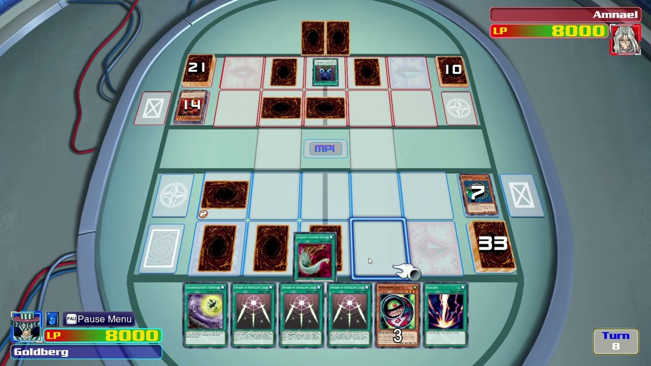 Yugi Oh Legacy Of Duelist Gameplay VS AMNAEL