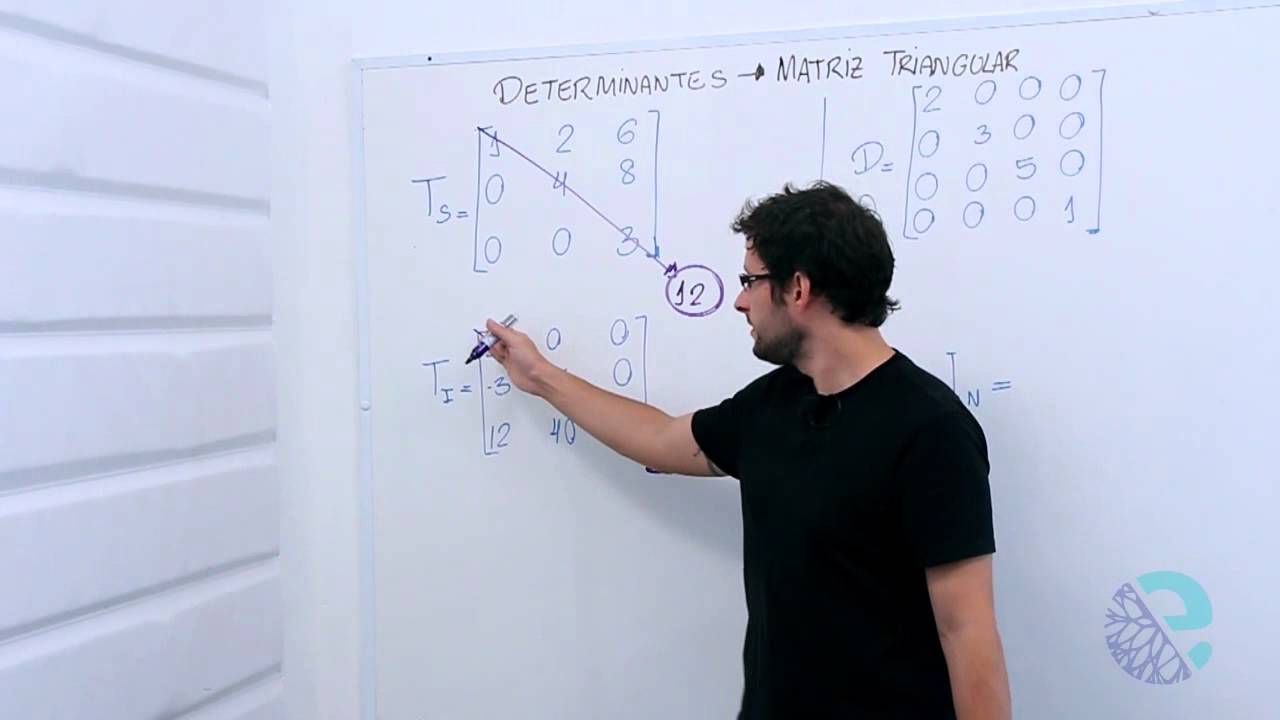 Determinantes matriz triangular