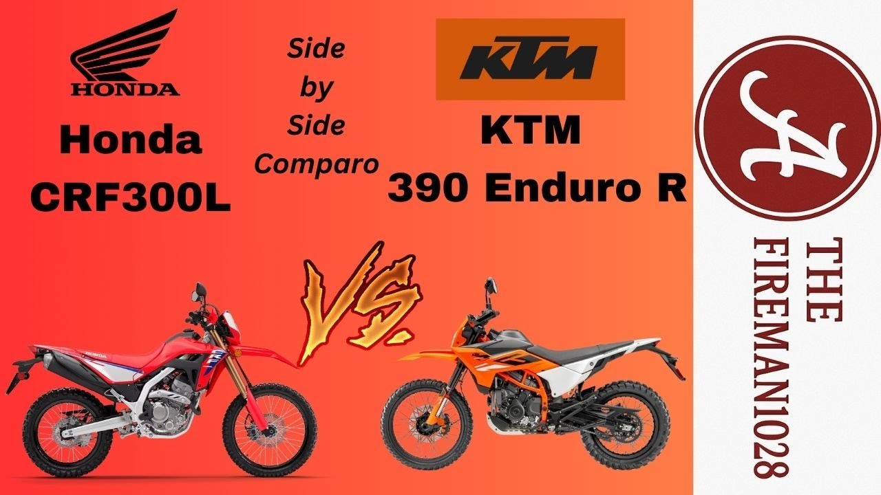 Honda CRF300L против KTM 390 Enduro R: сравнение бок о бок