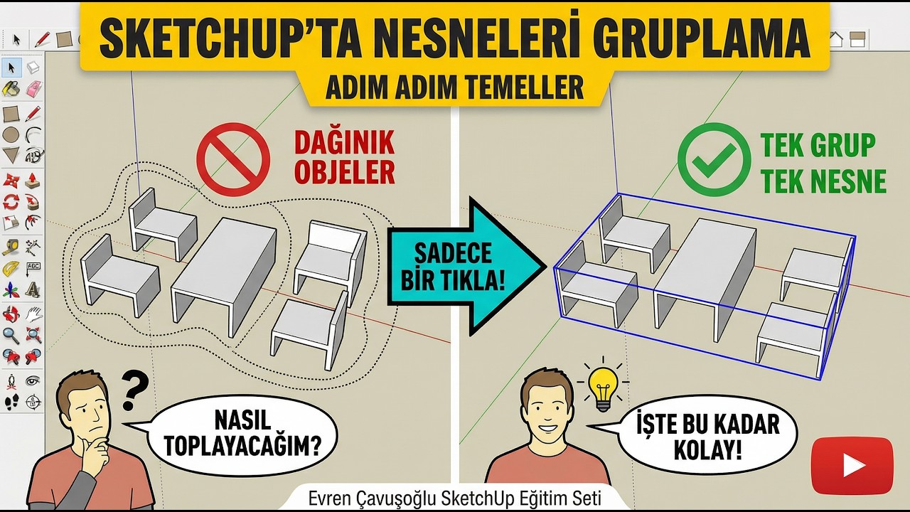 Sketchup Grup Objeler