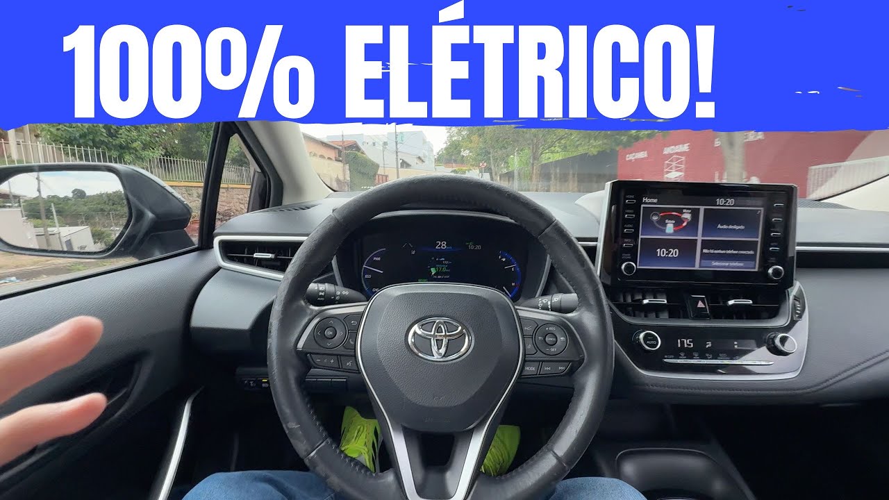 COMO FUNCIONA O MODO EV DO TOYOTA COROLLA HYBRID! TUTORIAL NA PR&Aacute;TICA!