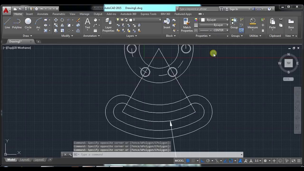 Quadrant AUTOCAD 2D DRAWING 01 (mechcadcam.com)