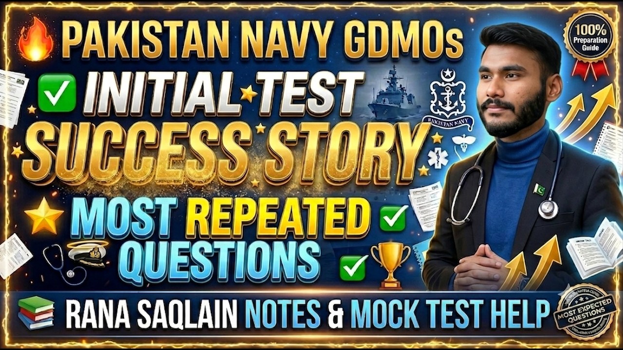 How I Passed Pak Navy GDMO Initial Test on First Attempt! 🔥 | Most Repeated Questions & Secrets