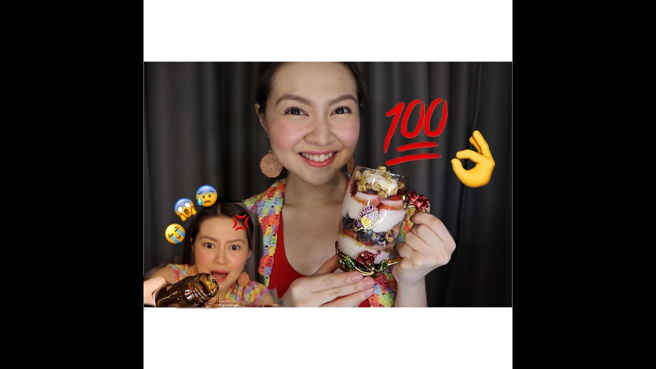 My Very First (No Cook) Food Vlog || YOGURT PARFAIT