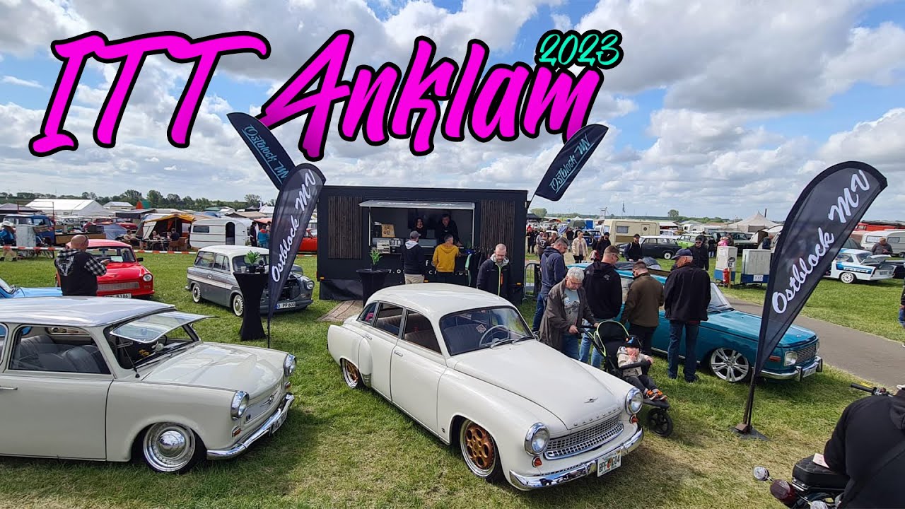 Ostblock MV | Trabant Treffen Anklam 2023 | 1/8 Meile | Pokal bester Fahrzeugumbau? #Vlog