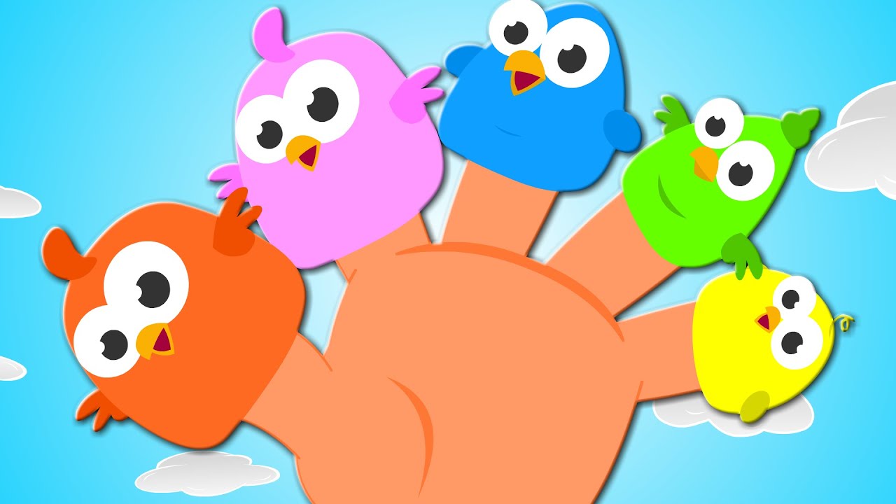 Finger Family Birds | Songs For Kids And Childrens | Nursery Rhymes