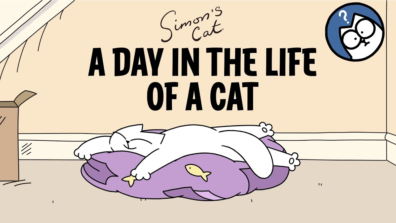 A Day in the Life of a Cat | Colour Episodes | Simon's Cat Extra