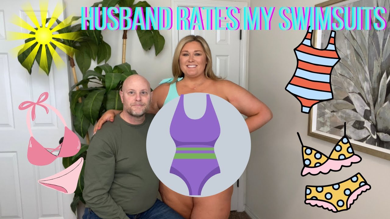 HUSBAND RATES MY CUPSHE SWIMSUITS! | Taren Denise