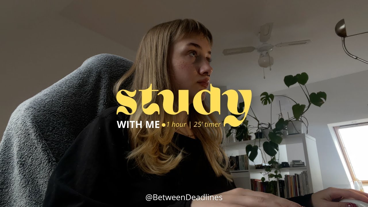 Rainy Study With Me ☔ | 1 Hour Deep Focus Session | No Talking