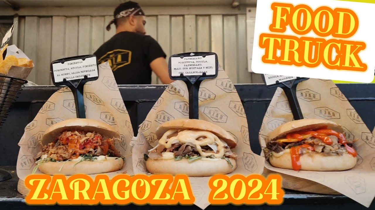 Las MEJORES FOOD TRUCK De ESPAÑA FIESTAS Del PILAR 2024 ZARAGOZA