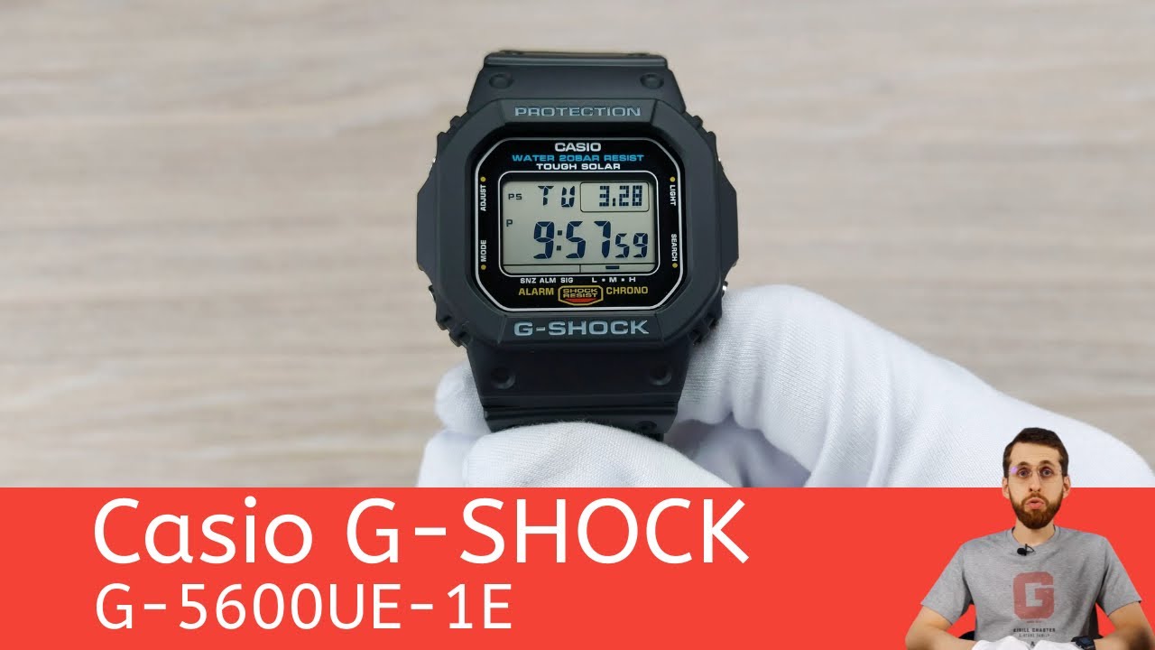 Возрождённые прямоугольные G-SHOCK / Casio G-5600UE-1E