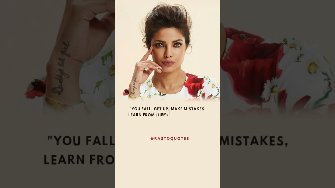 Be you Priyanka Chopra Jonas Quotes #shorts #youtubeshorts #status #viral #video  #whatsappstatus