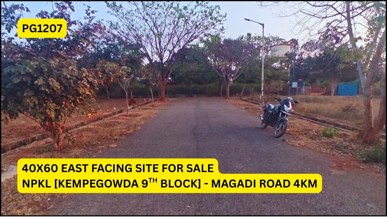 East Facing Site near NPKL [Kempegowda Layout] | PG1207 | The Property Guru | 8884441368/8884441367