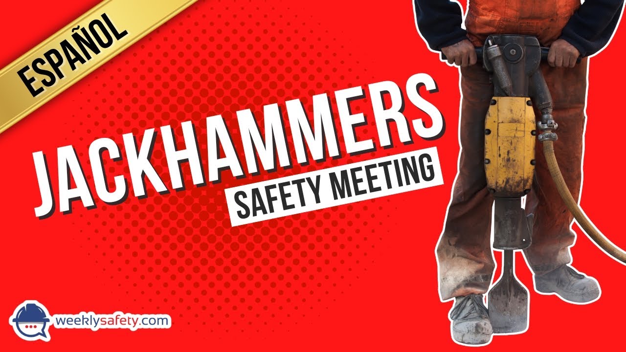 Safety Meeting on Jackhammers in Spanish