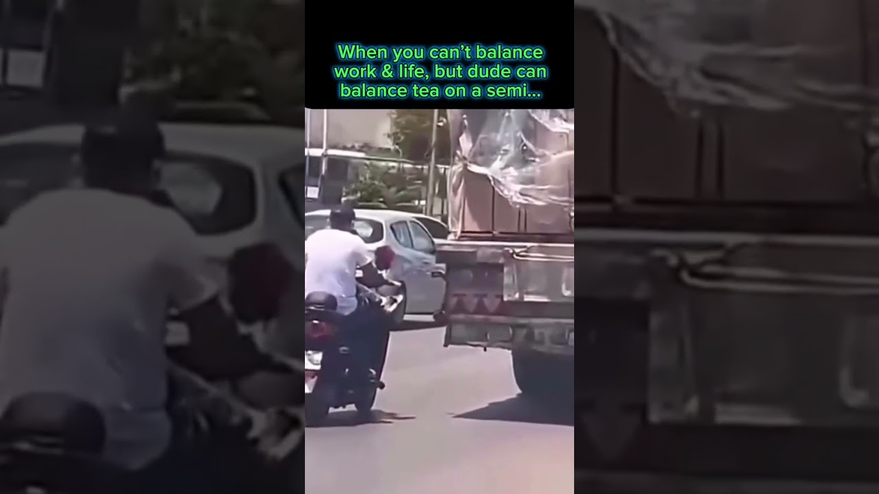 when truck-tea balance beats work-life balance... #funny #memes #yobgs