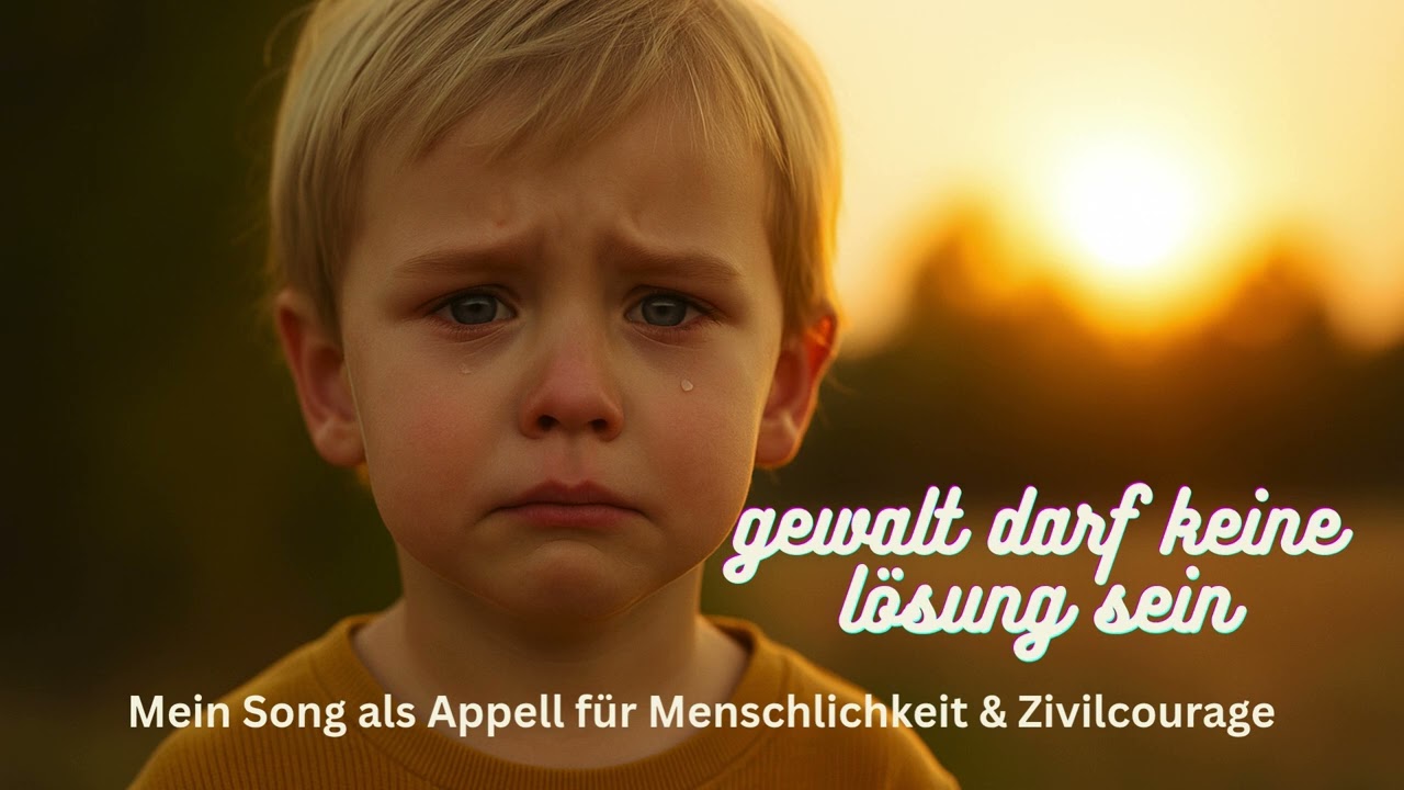&bdquo;Gewalt darf keine L&ouml;sung sein &ndash; Ber&uuml;hrender deutscher Song f&uuml;r Menschlichkeit & Haltung&ldquo;