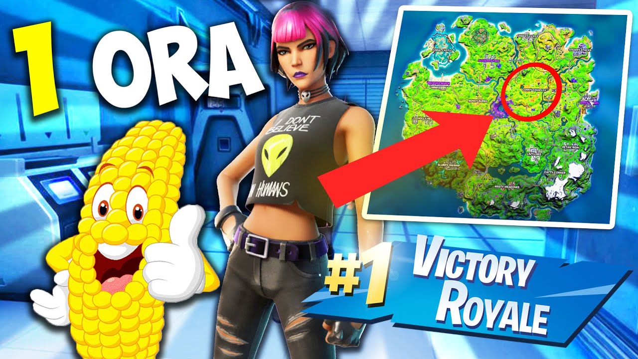 ATTERRO PER UN'ORA NEI SOTTERRANEI DI PODERE PANNOCCHIA !! FORTNITE SEASON 7