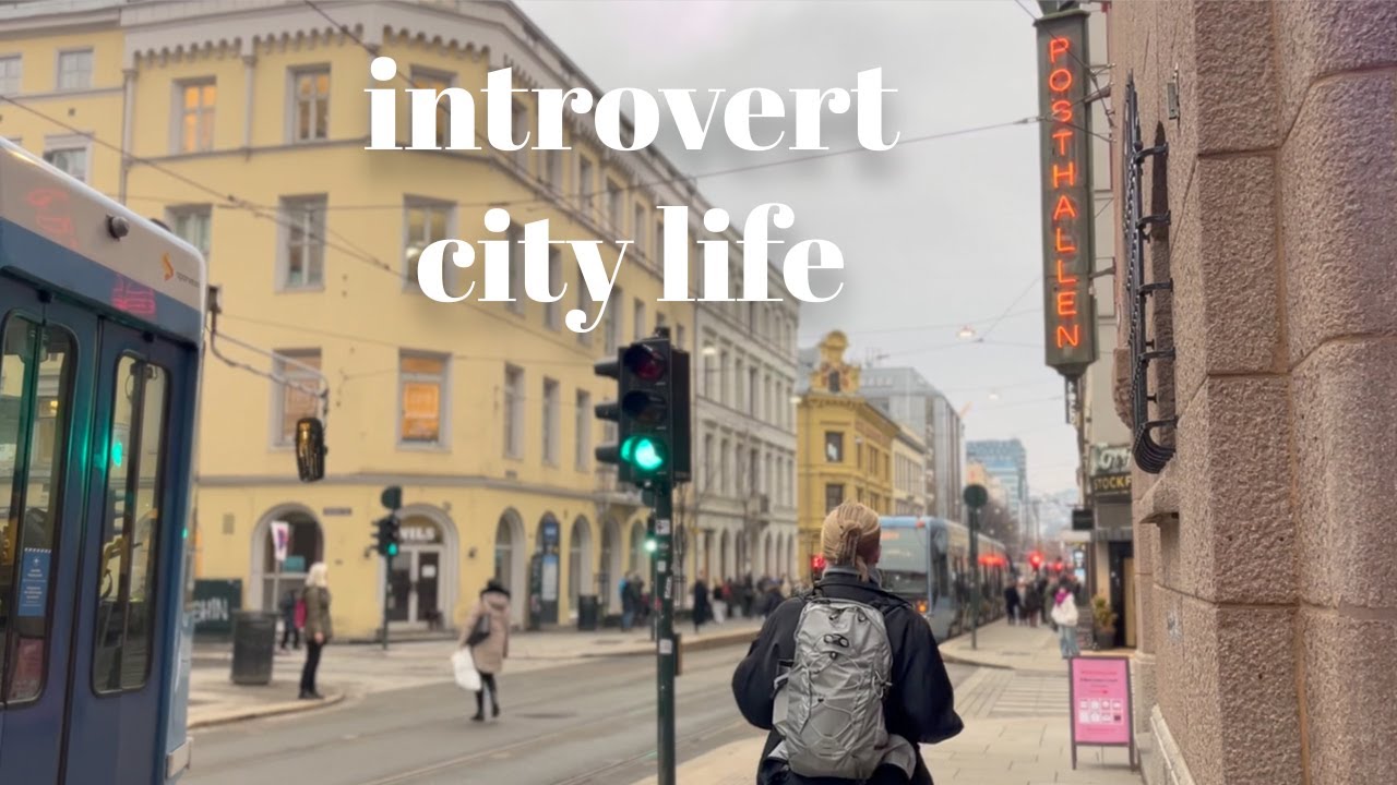 Quiet Oslo days / city walk, baking, cleaning, staying in / silent vlog Norway / Cinnamon rolls