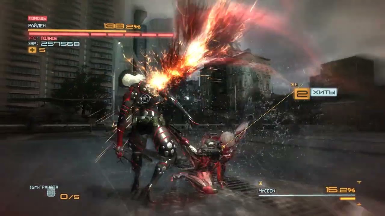 Metal Gear Rising  Revengeance   fight with Monsoon at S rank