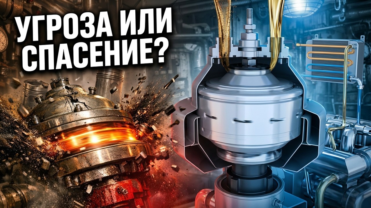 Сепаратор вразнос? Как центрифуга спасает дизель (HFO, cat fines)