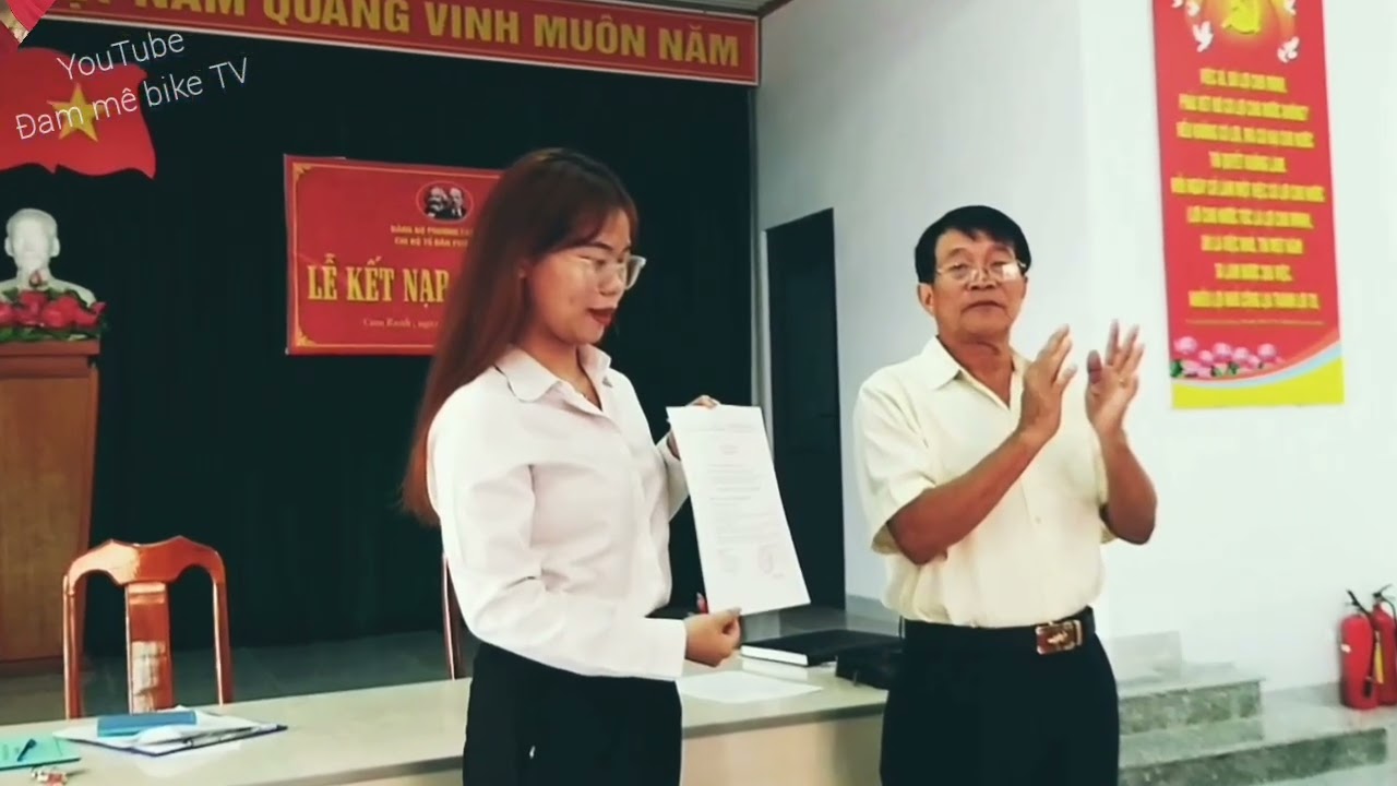 Chào mừng lễ kết nạp Đảng viên CB LỘC AN 