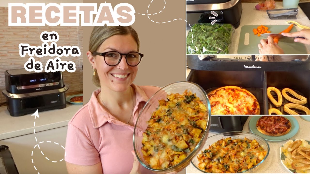 RECETAS en FREIDORA de AIRE y Opinión DUAL EASY FRY FLEX Moulinex