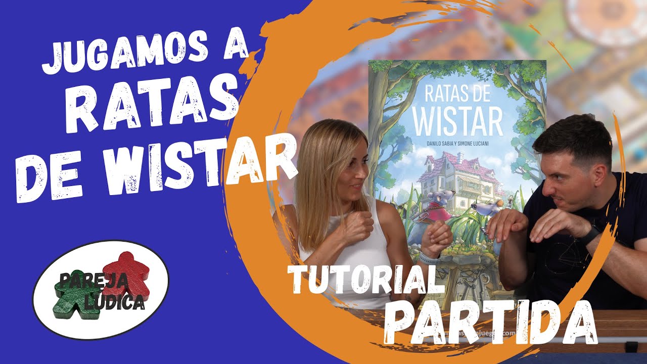 [PARTIDA | TUTORIAL] RATAS DE WISTAR - ¡Ajustadísima partida al nuevo eurogame de Simone Luciani!🐭🐁