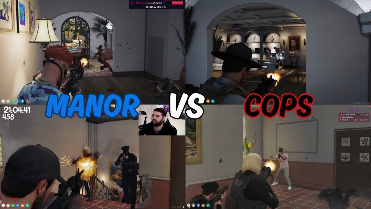 Manor Have a Holdout Against PD For a Bank Truck | Multi POV | NoPixel 4.0 GTA RP