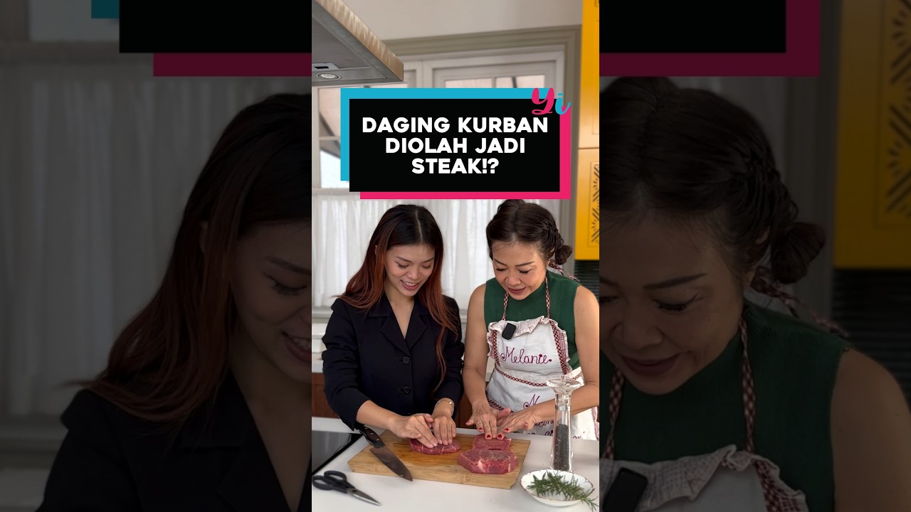 DAGING KURBAN DIOLAH JADI STEAK!? #challenge #iduladha2025 #kurban #yemimaimanuel #viral #fyp