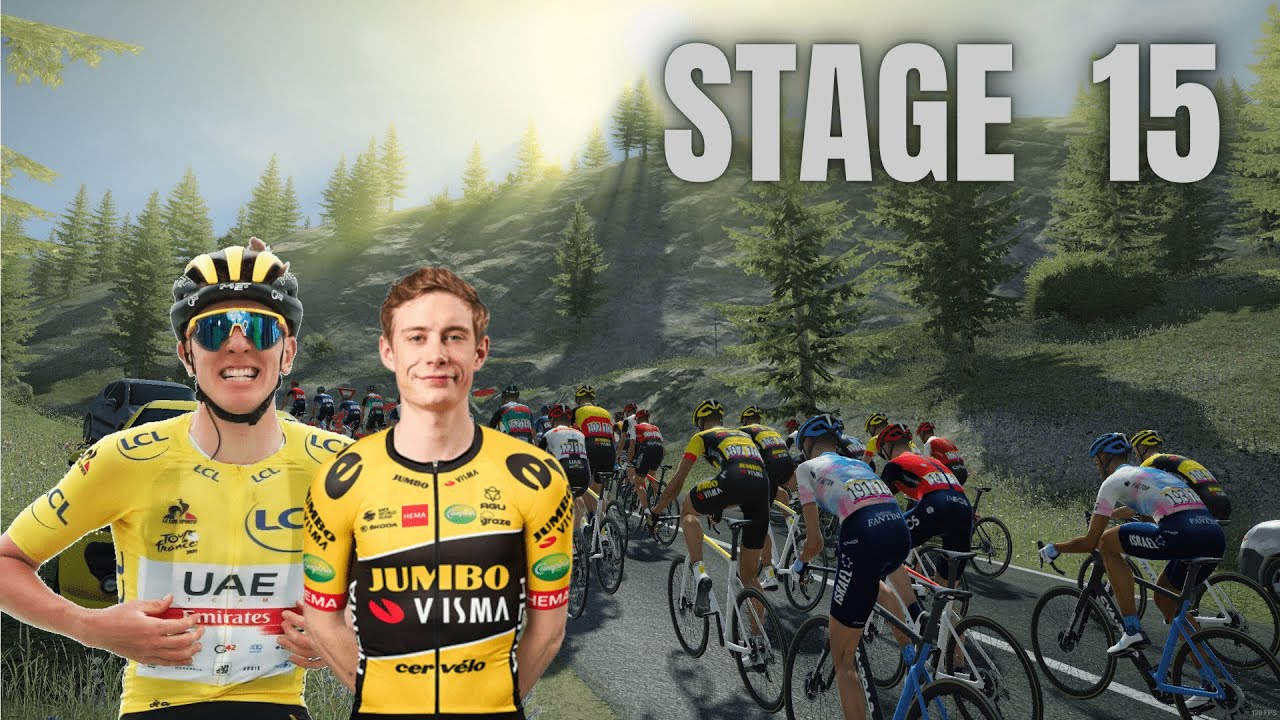 TOUR DE FRANCE 2023 stage 15 | Les Gets les portes du soleil &rarr; Saint-Gervais Mont-Blanc