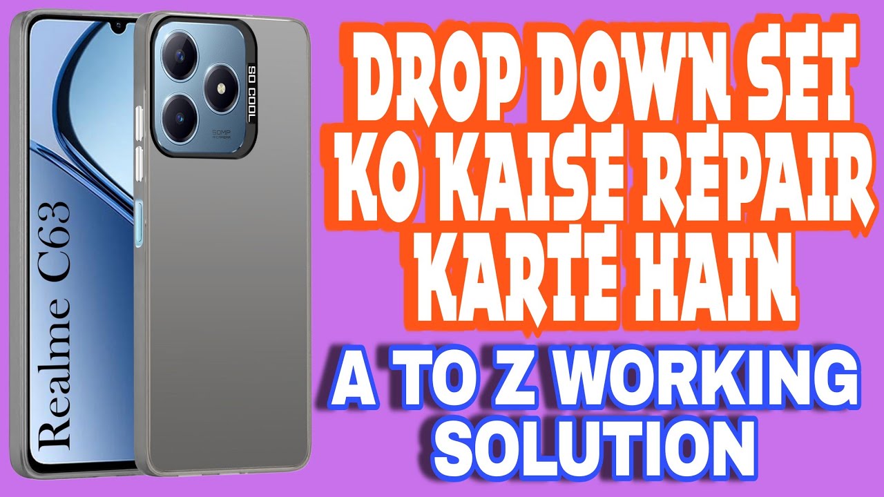 Drop down set ko kaise repair kare A to Z solution by shahara mobile 