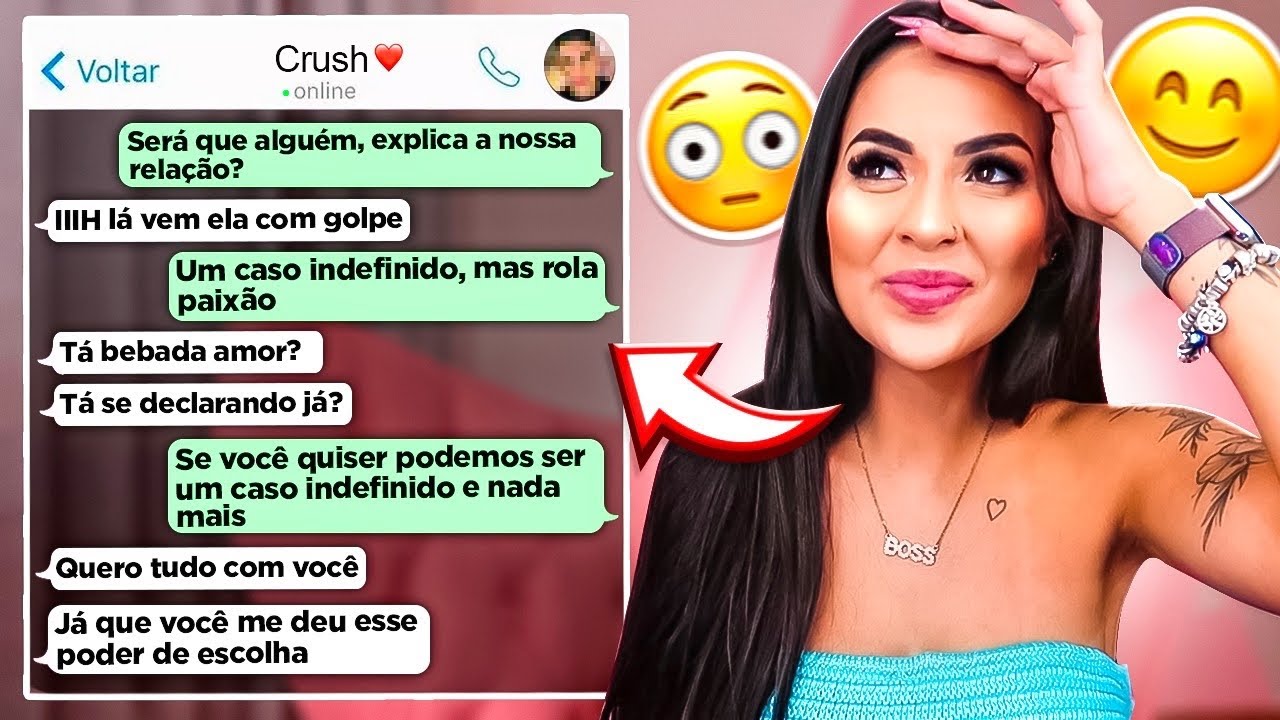 TROLLEI meu CRUSH com a música “CASO INDEFINIDO” e ele se DECLAROU!! **que vergonha**