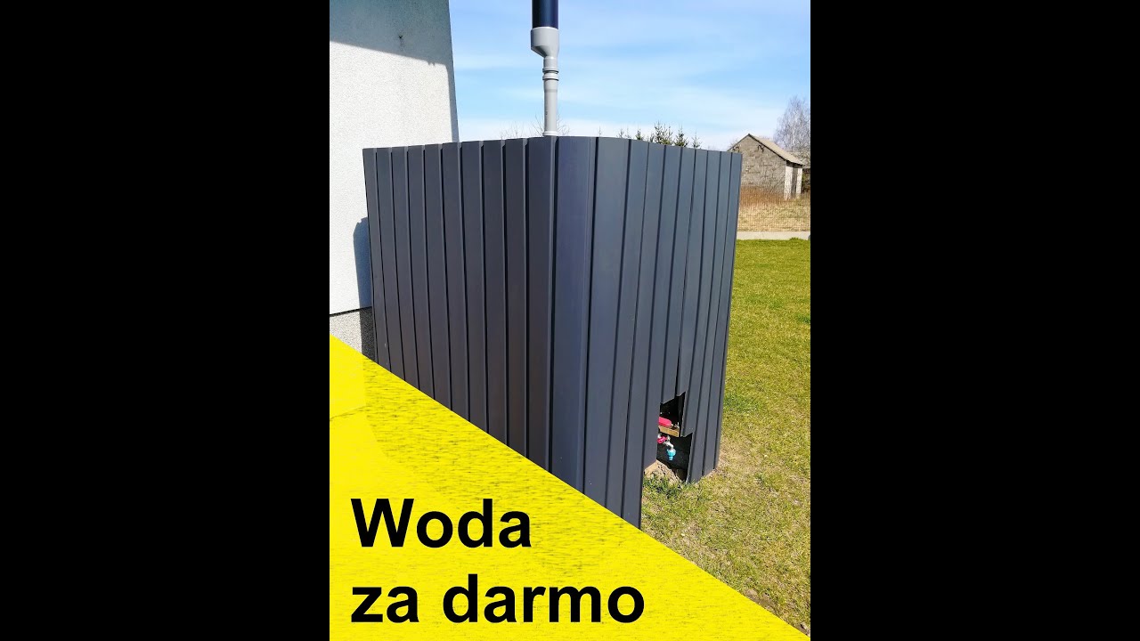 Woda za darmo - zbieranie deszczówki, mauzer