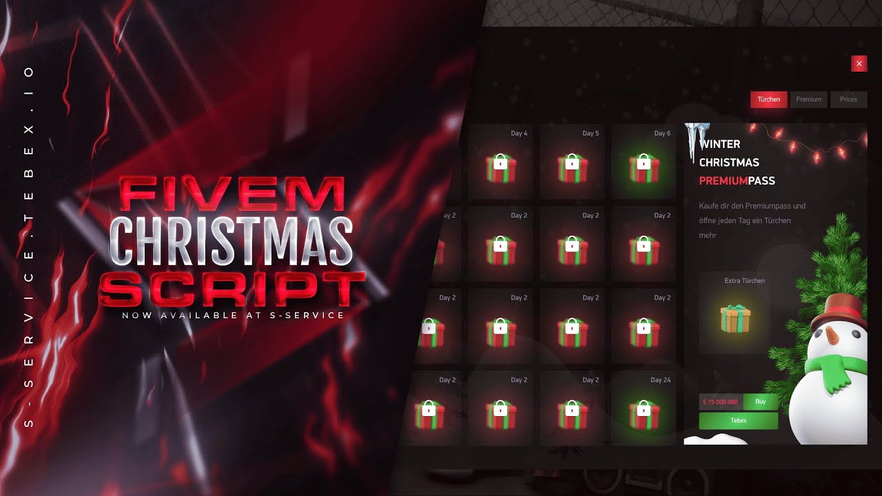 [FiveM/ESX] Advanced Christmas Script | S - Christmas