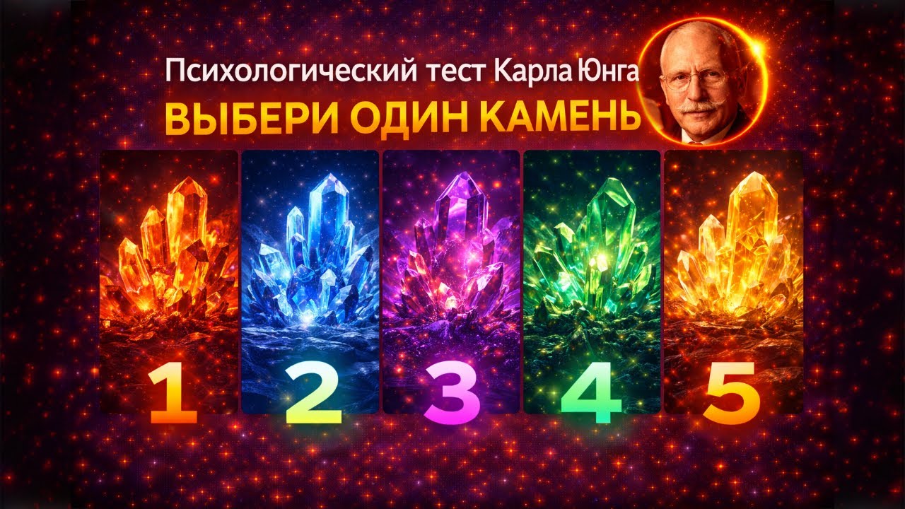 Психологический тест Карла Юнга выбери один камень | какую тяжесть ты носишь молча