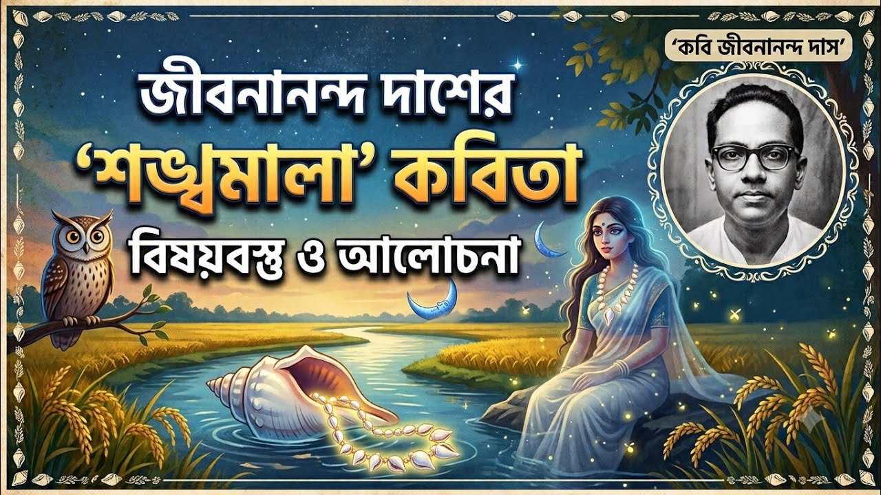 শঙ্খমালা/জীবনানন্দ দাশ/কবিতার বিষয়বস্তু আলোচনা #বিষয়বস্তু #শঙ্খমালা #জীবনানন্দ @Shikshanprayas