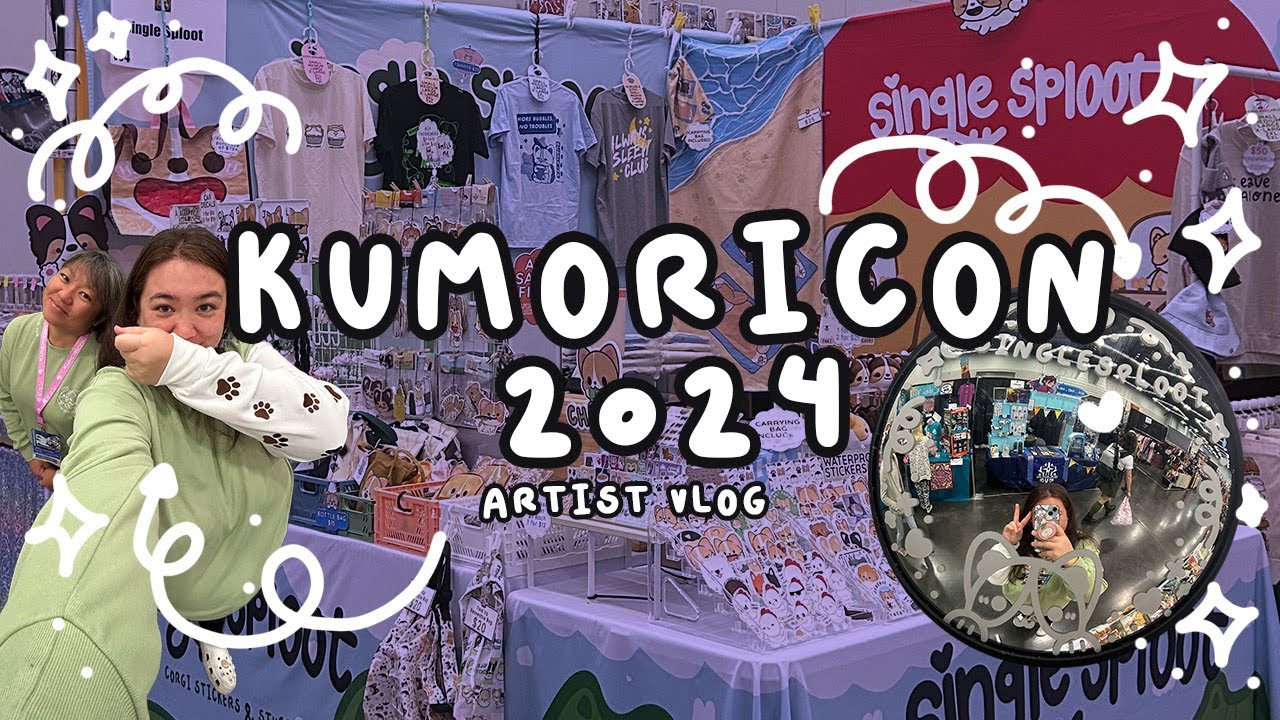 YAPPIN' MY WAY THROUGH KUMORICON 2024 aka First Con Post-Election | Single Sploot | Artist Vlog