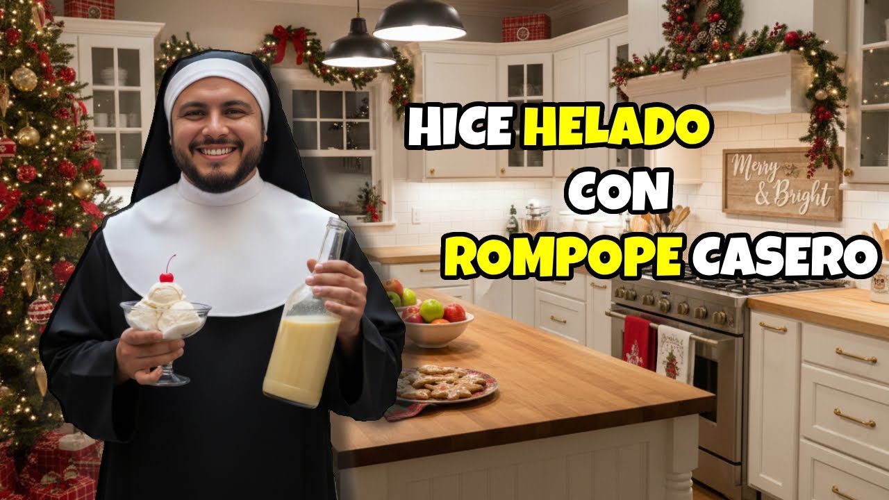 Rompope casero y Helado SUPER CREMOSO! | Receta facil y rapida...