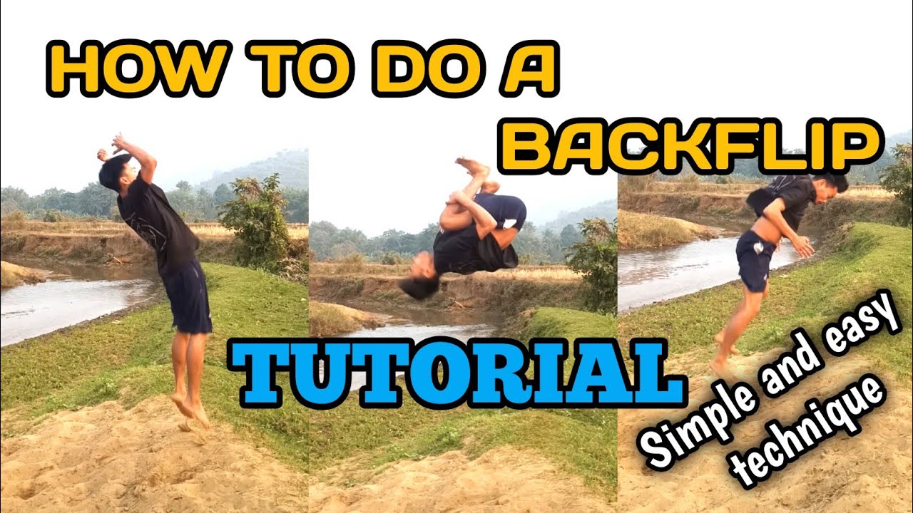 Backflip tutorial / how to do backflip / easy and simple way