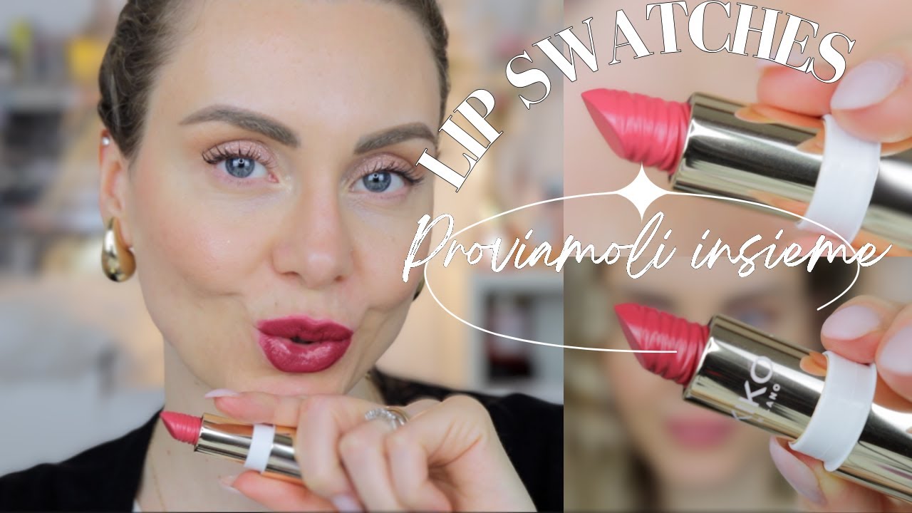 Kiko Lip Swatches: Gold Reflections Collection 💄🌟 #kiko #goldreflections